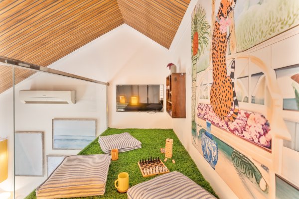 Sereno Palms - enchanting 1 bhk w/ game loft Siolim
