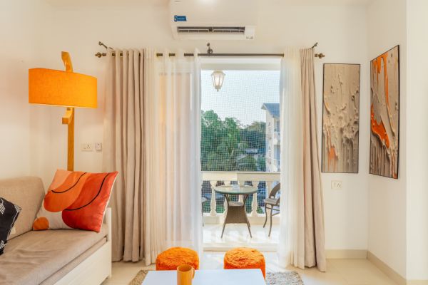 Sereno Boho - cosy 1bhk studio apt w/pvt balcony