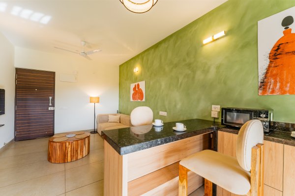 Sereno Olive - modern 1bhk w/pool, gym, games zone
