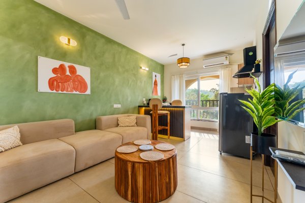 Sereno Olive - modern 1bhk w/pool, gym, games zone