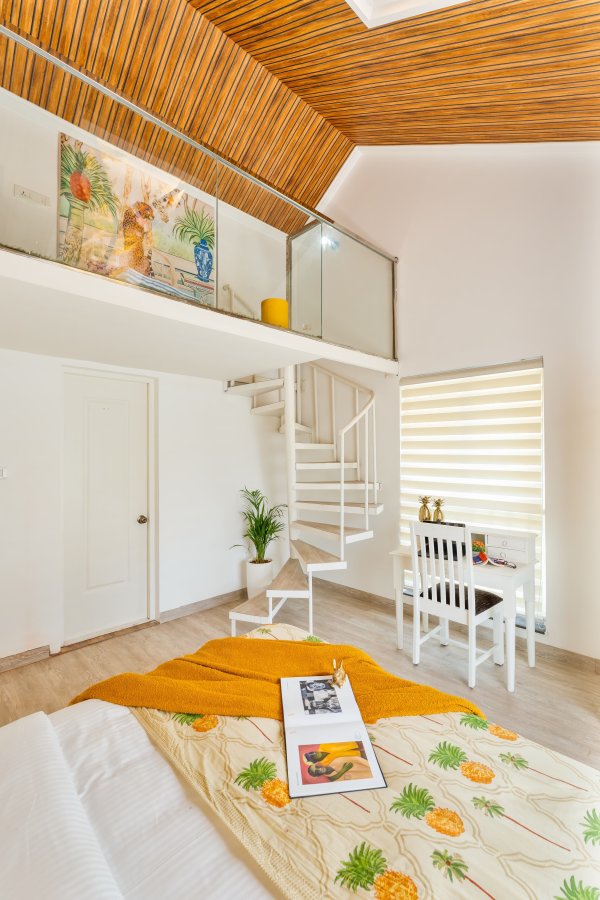 Sereno Palms - enchanting 1 bhk w/ game loft Siolim