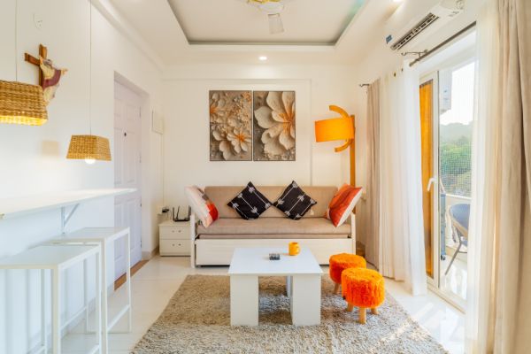 Sereno Boho - cosy 1bhk studio apt w/pvt balcony