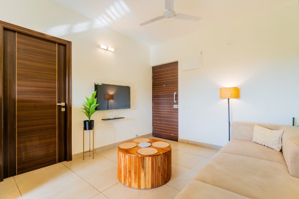 Sereno Olive - modern 1bhk w/pool, gym, games zone